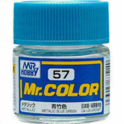 Gunze Sangyo Metallic Blue Green Mr.Color 10ml C057